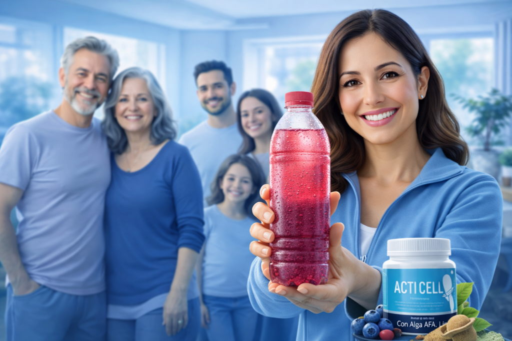 acticell en botella color real acticell en botella color real